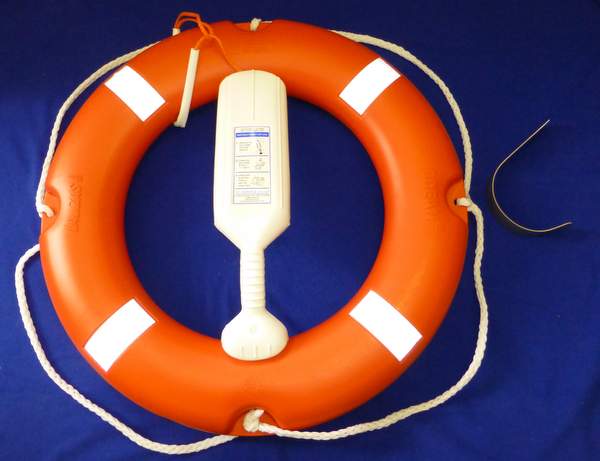 Lifebuoy 30 with Rescue Line and Hanging Hook